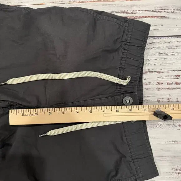 Vuori Ripstop Wide Leg Pant XXS Charcoal Organic Cotton Cropped - Picture 8 of 10